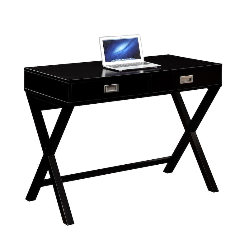 Computer Desk with Drawers, Writing Desk, Modern Office Desk, White Finish, Home Office Furniture