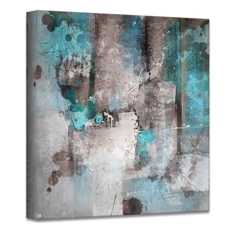 'Inkd XXVI' Abstract Wrapped Canvas Wall Art