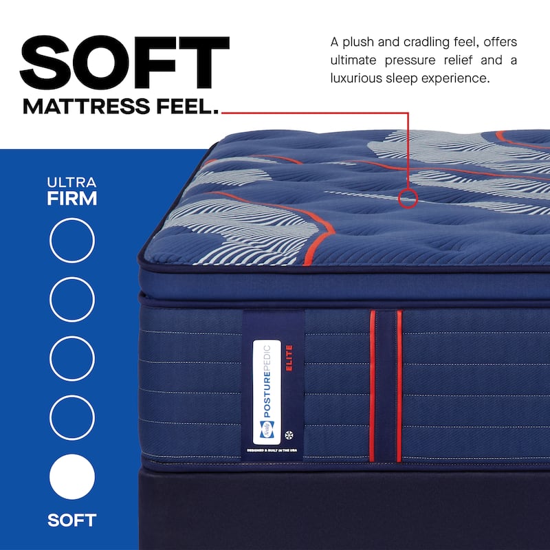 Sealy Posturepedic® Elite Brenham II 16" Soft Pillowtop Innerspring Mattress