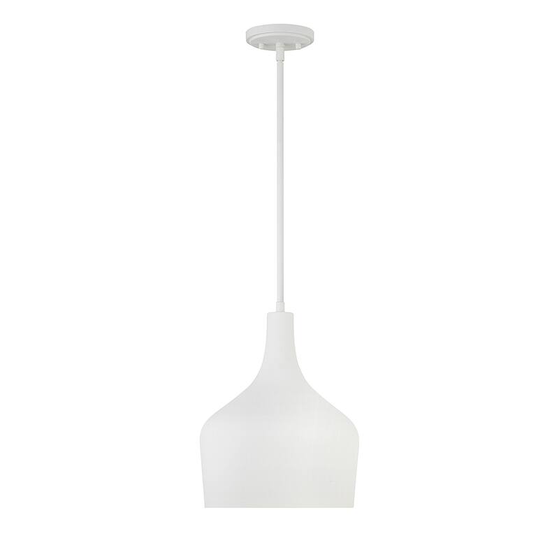 Trade Winds Lisa 1-Light Pendant in Bisque White