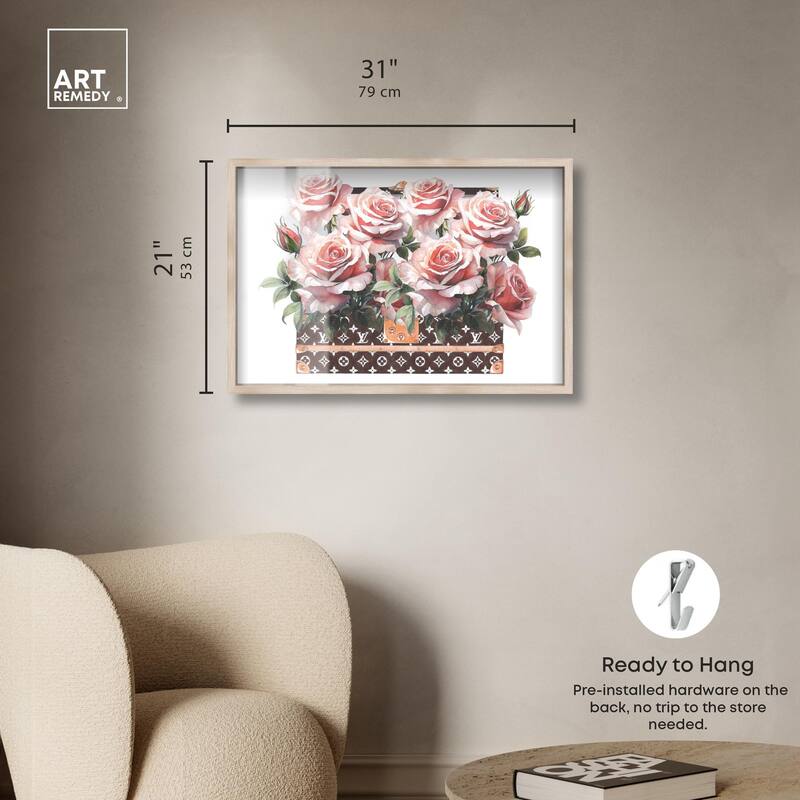 Doll Memories - Stylish Roses Shadowbox by Art Remedy
