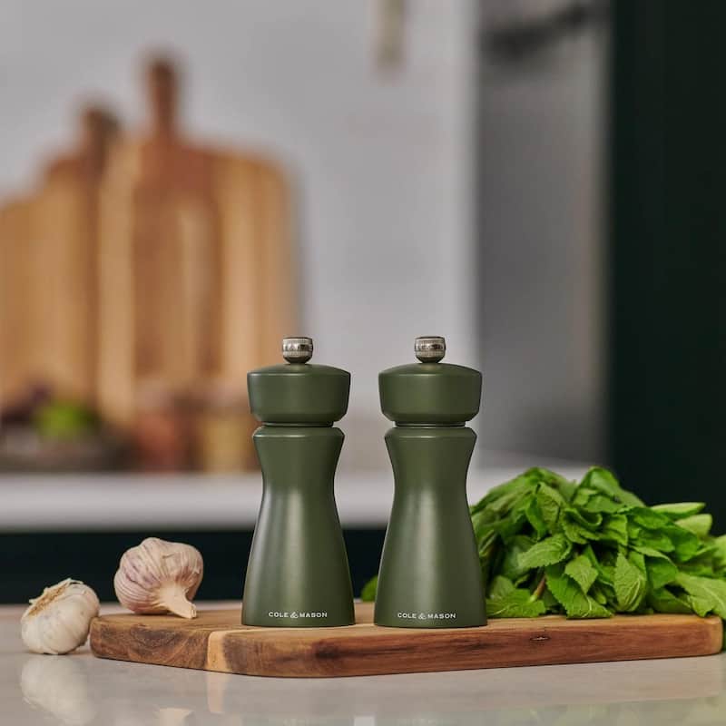 Cole & Mason Kenton Rosemary Green Salt or Pepper Mill 6"