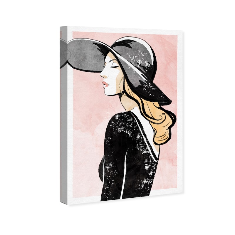 Wynwood Studio Fashion and Glam Woman of Prestige Pink and Glam Wall Art Canvas Print