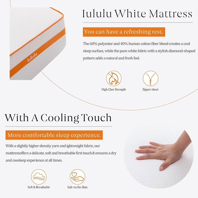 Queen Mattress, 14 Inch Memory Foam Mattress Queen in a Box - Cool Gel Bed Mattress Medium Firm
