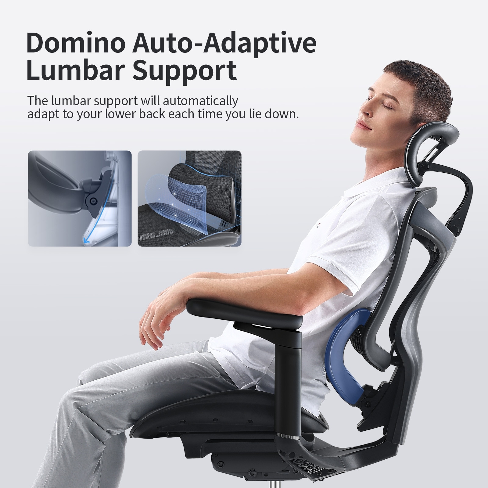 SIHOO Ergonomic Ofiice Chair Doro-C300, Auto-Adaptive Lumbar