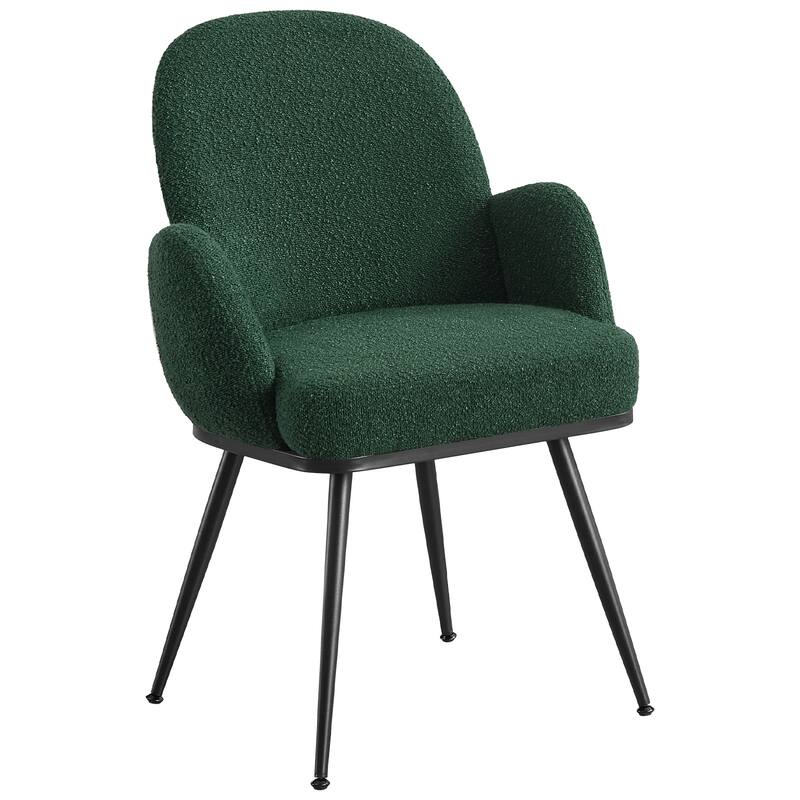 Fabric Upholstered Dining Chairs Set of 2/4 with Arms - 34.8"H x 23.2"W x 22.8"D