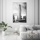 preview thumbnail 10 of 20, Oliver Gal 'Flatiron Roads' Cities and Skylines Wall Art Framed Canvas Print United States Cities - Black, White 36 x 54 - White