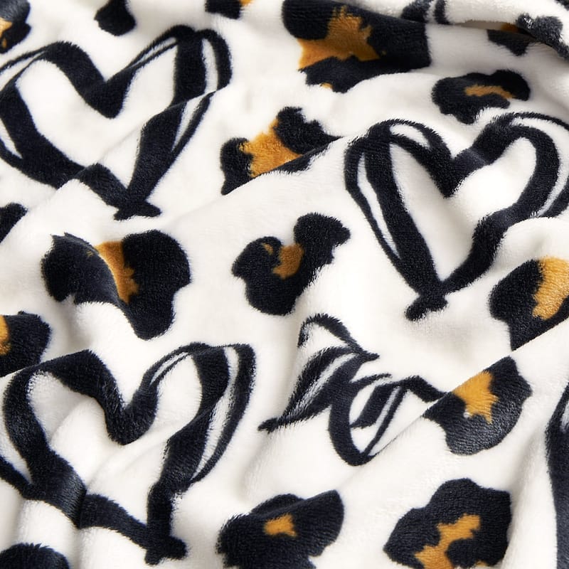 Juicy Couture Printed Plush Throw Blankets