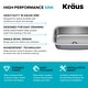 preview thumbnail 11 of 36, KRAUS Premier Undermount Single Bowl Stainless Steel Kitchen Sink