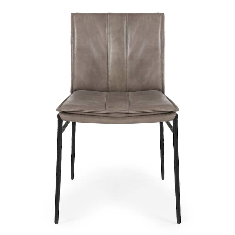 Classic Home Tuscan Genuine Leather Dining Chair (Set of 2)