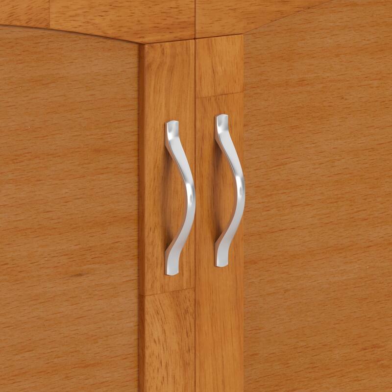 Marion Queen Murphy Bed Chest with 6" Mattress, Storage Drawer & Built-In Charger