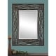 preview thumbnail 1 of 0, Uttermost Dorigrass 42" X 32" Rustic Tropical Wall Mirror Mocha Brown