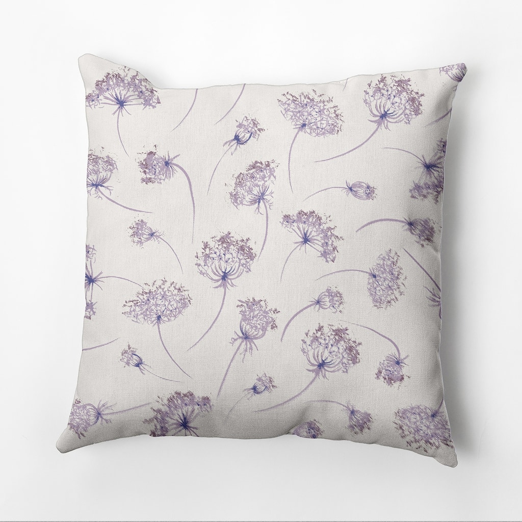 Wishing Flowers Outdoor Pillow