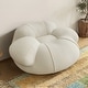 preview thumbnail 1 of 5, WOWMAX Oversized Accent Chair, Comfy Round Sofa Chair, Deep Seat Armchair For Living Room Bedroom Reading Nook White - Medium