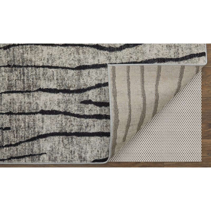 Grand Bazaar Kiba Machine Made Abstract Transitional Area Rug