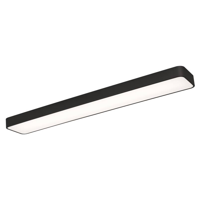 AFX BAYL4608LAJUD Bailey 2 Light 46" Wide LED Flush Mount Ceiling - Black