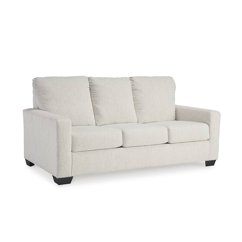 Signature Design by Ashley Rannis Snow Full Sofa Sleeper - 76"W x 40"D x 39"H