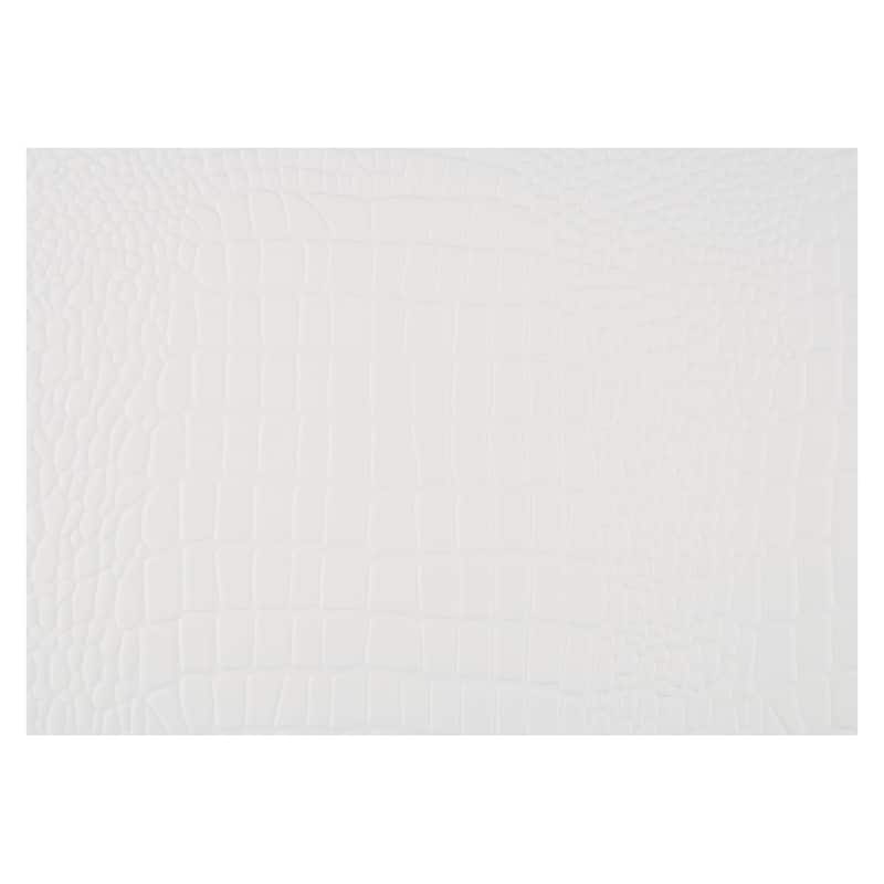 Eran 4 Piece White Modern Faux Leather Upholstered Tufted LED Panel Bedroom Set