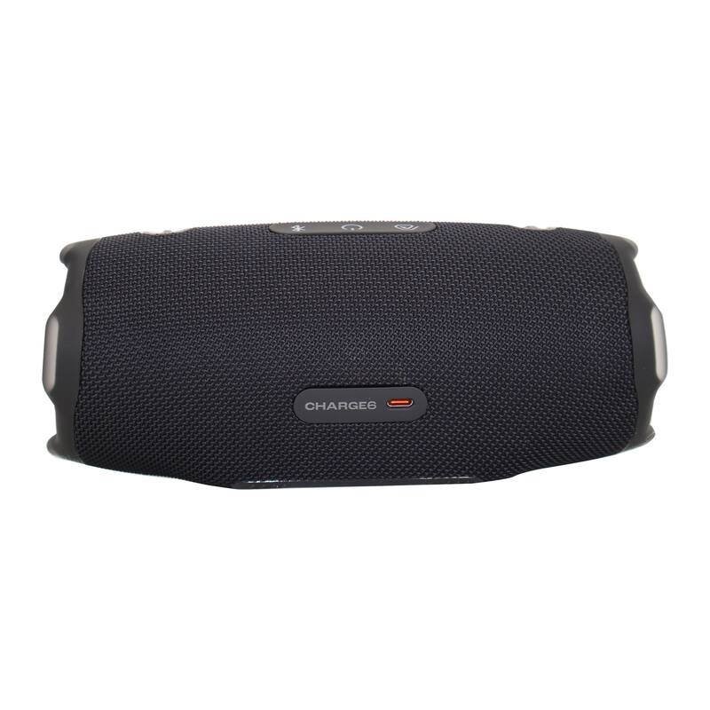 JBL Charge 6 Portable Waterproof Bluetooth Speaker (Black)