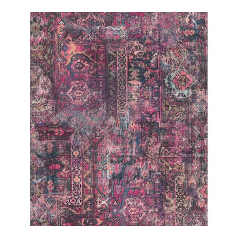 Hamadan Purple Textile Wallpaper - 20.5 x 396 x 0.025