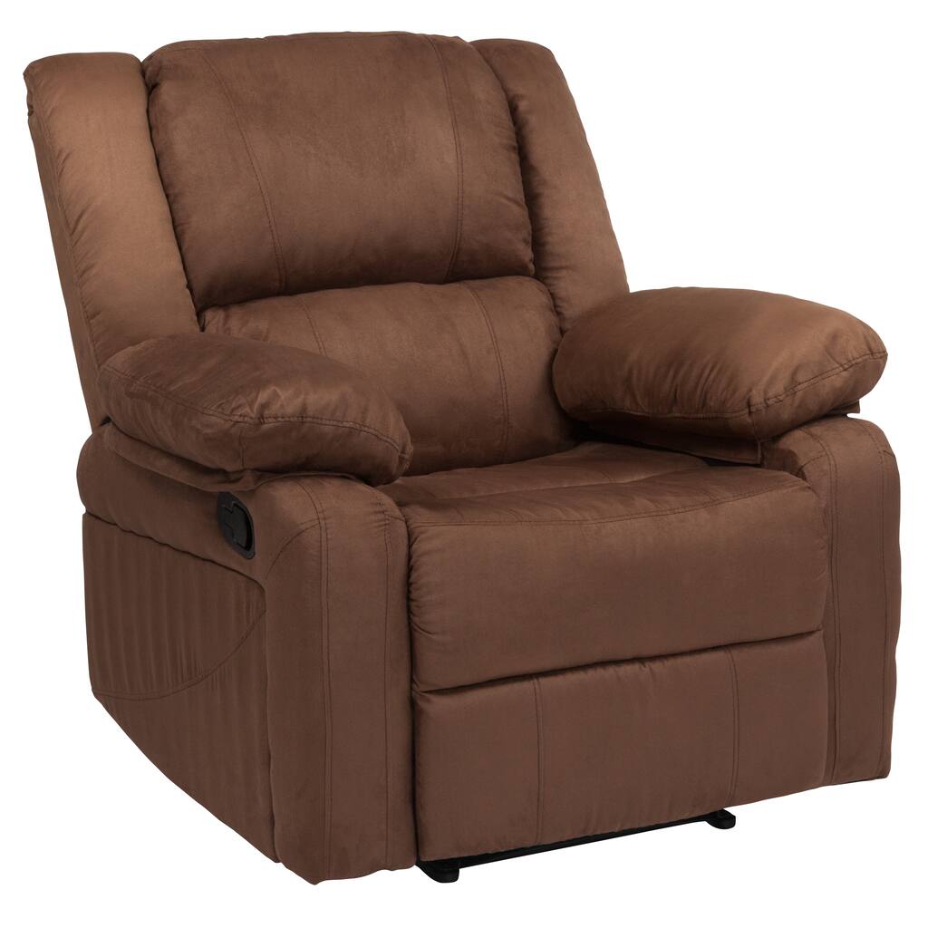 Microfiber Pillow Back Recliner