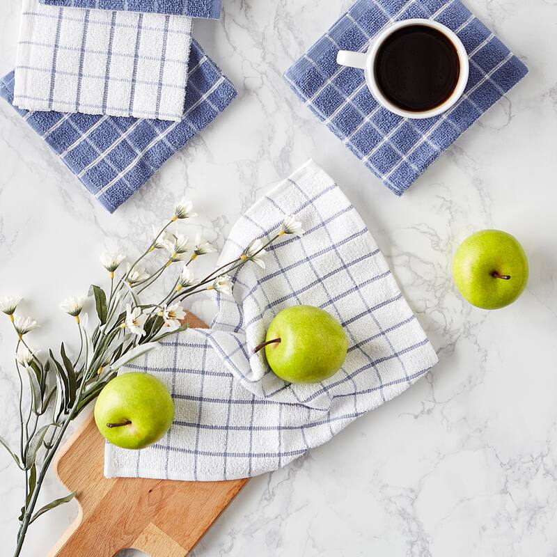 DII Artichoke Combo Windowpane Dishcloth (Set of 6)