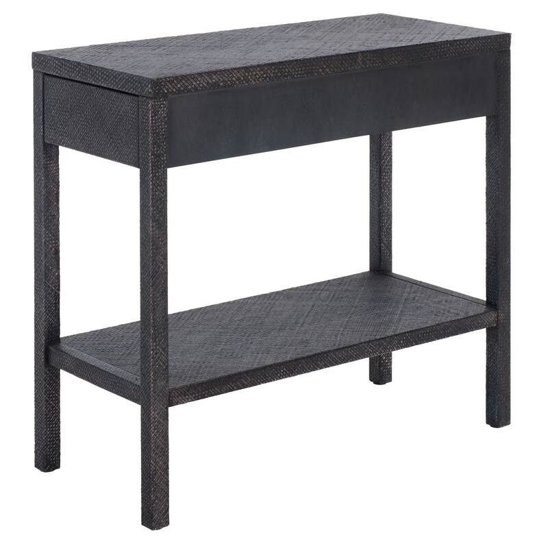 SAFAVIEH Francisca 2-Drawer 1-Shelf Console Table - 31" W x 14" L x 30" H - 31"W x 14"D x 30"H