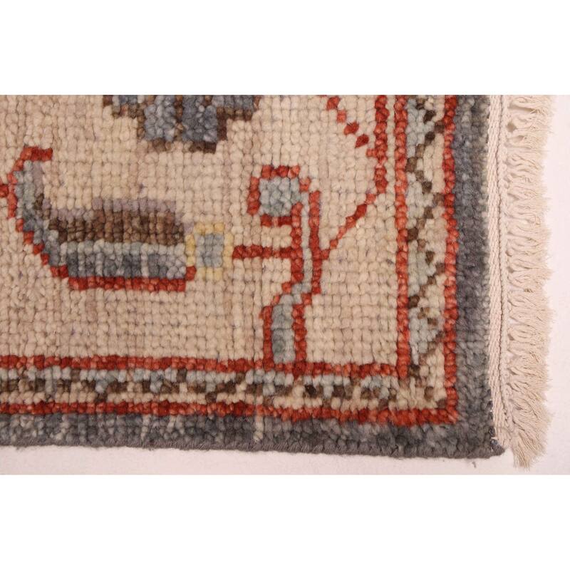 ECARPETGALLERY Hand-knotted Jules Serapi Grey Wool Rug - 8'2 x 10'0