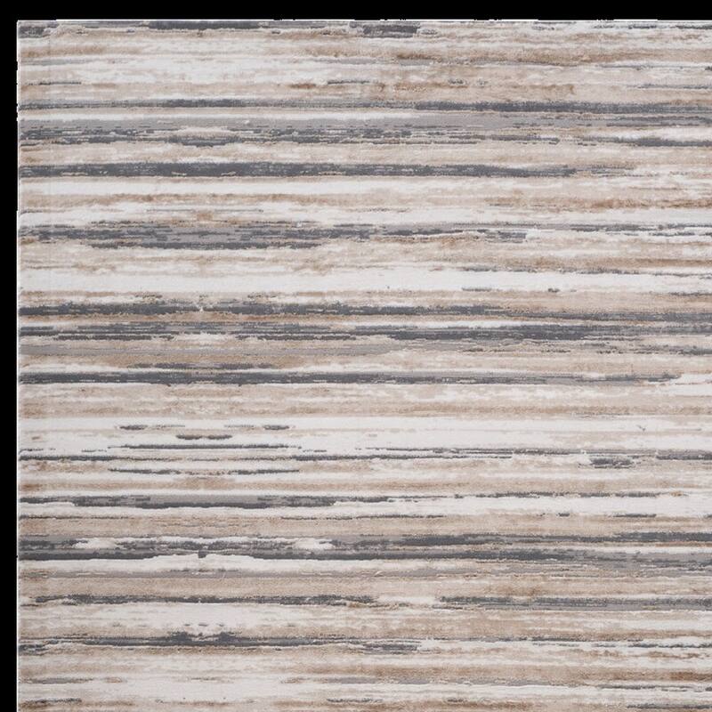 Bigi Distressed Abstract Stain Resistant Woven Durable Area Rug By HomeRoots
