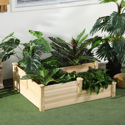 Outsunny 3 Tier Raised Garden Bed