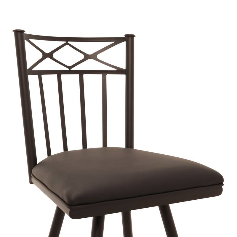 Tempo Furniture Lennix Swivel 26" Counterstool w/ Fully Welded Metal Frame (Commercial Grade) by Furnish Theory (Various Colors)