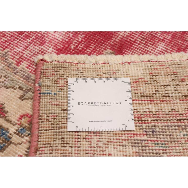 ECARPETGALLERY Hand-knotted Antalya Vintage Red Wool Rug - 6'5 x 9'2