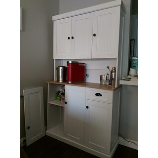 Top Product Reviews For Homcom 71 Wood Kitchen Pantry Storage Cabinet Microwave Oven Stand With Storage White Oak Grain 31486110 Overstock