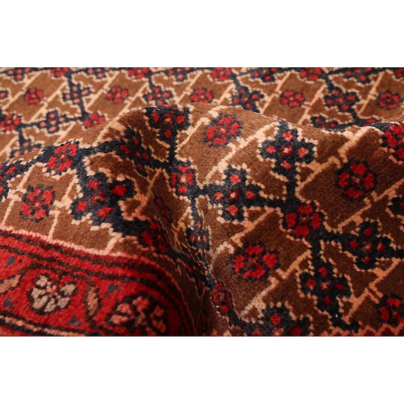 ECARPETGALLERY Hand-knotted Andelz Brown Wool Rug - 3'3 x 10'2