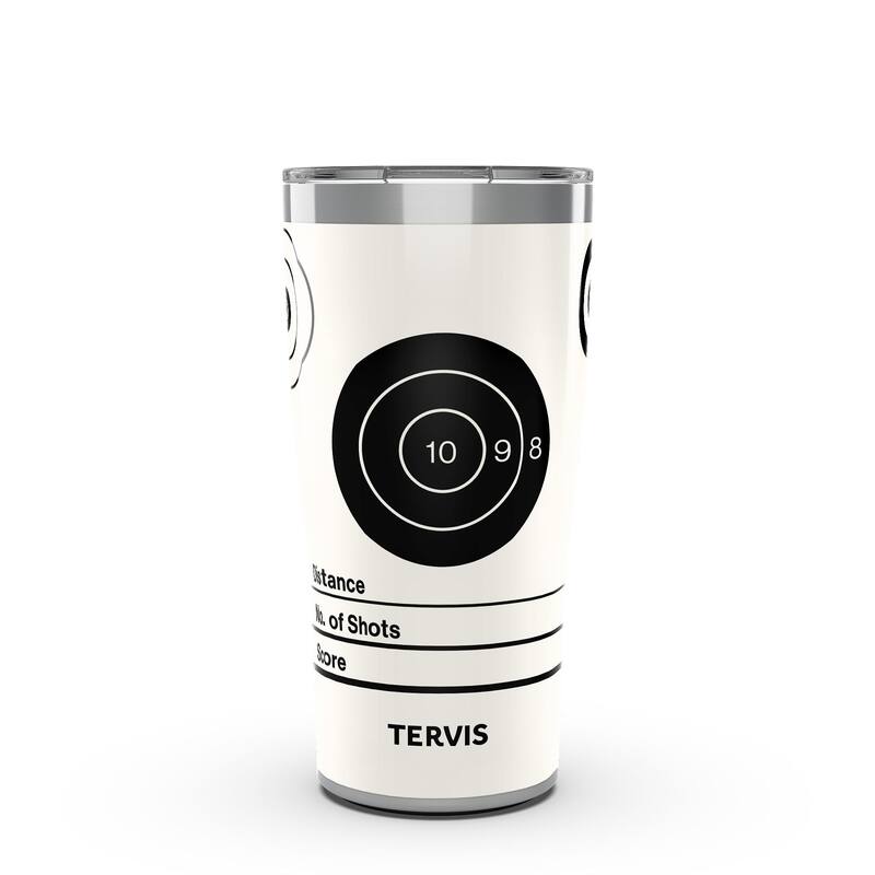 Tervis Traveler On the Hunt Collection Bullseye Target Triple Walled Insulated Travel Tumbler, Stainless Steel - 20oz