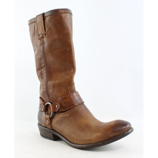 Frye Womens Carson Brown Cowboy, Western Boots Size 7.5