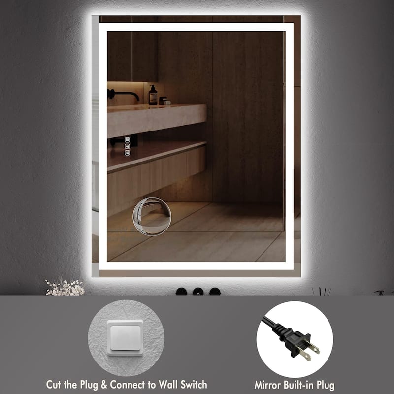 20x28 LED Bathroom Mirror with Lights