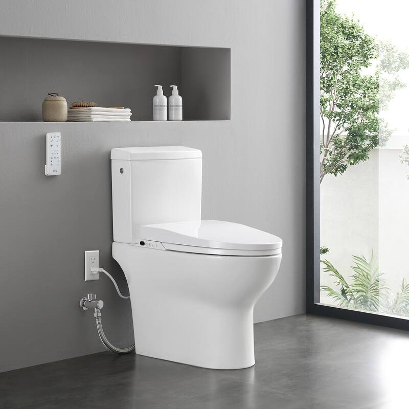 Ove Decors 1.28 GPF Wall Mounted One Piece Elongated Toilet � Seat