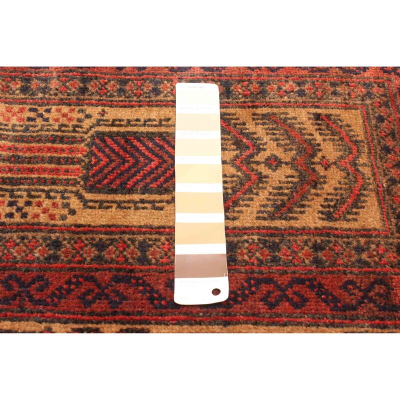 ECARPETGALLERY Hand-knotted Teimani Brown Wool Rug - 2'11 x 5'0