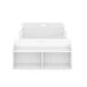 preview thumbnail 6 of 10, Twin Size Floor Bed with Storage Footboard and Guardrail