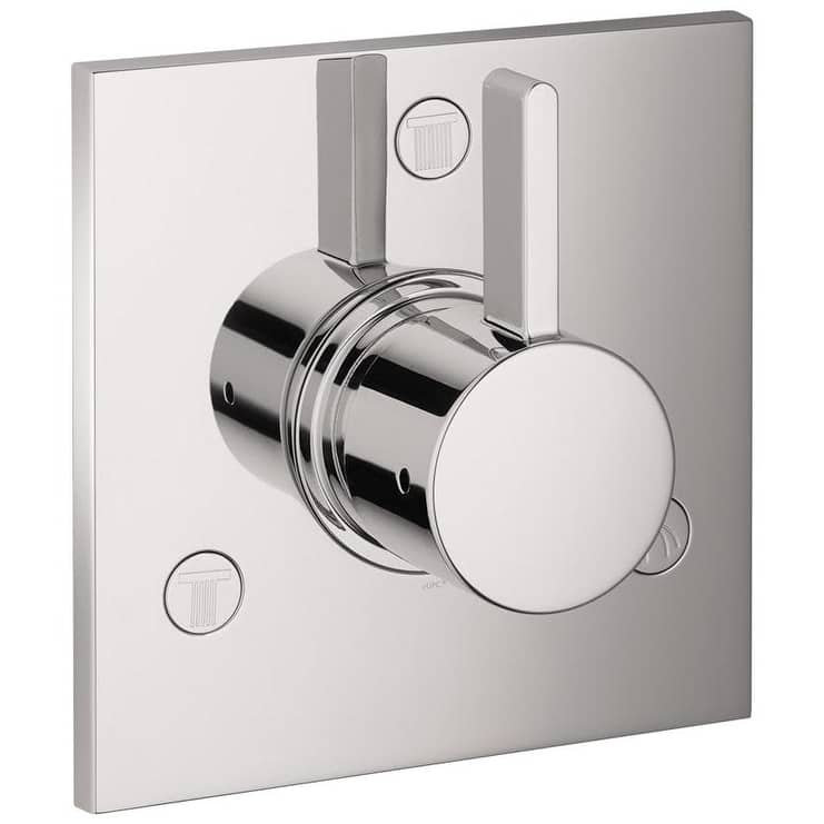 Hansgrohe Ecostat Square Trio/Quattro Diverter Trim - Less Valve