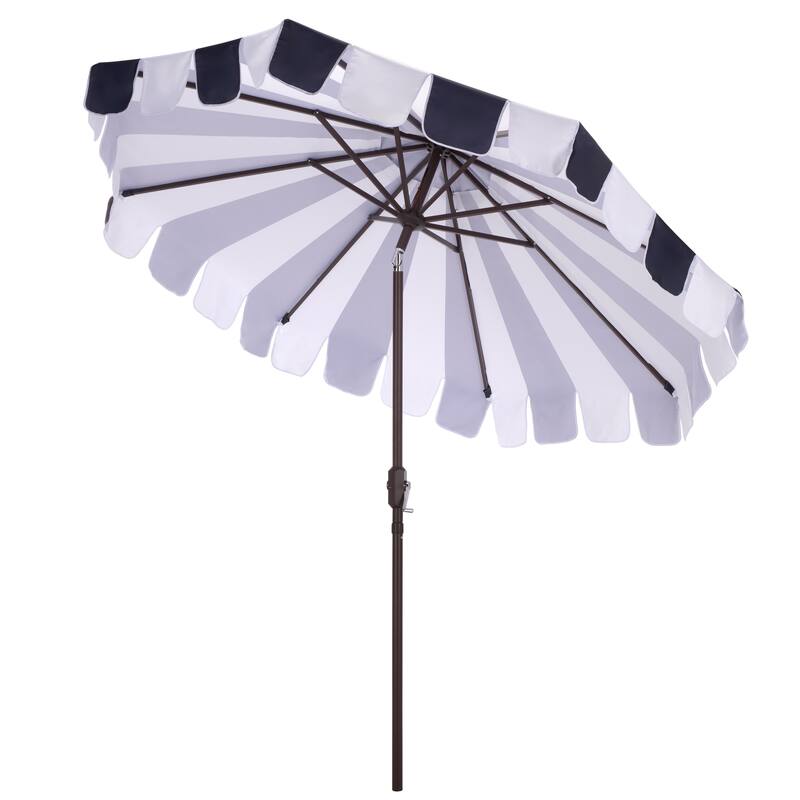 SAFAVIEH Outdoor Living Meze 9ft Crank Umbrella