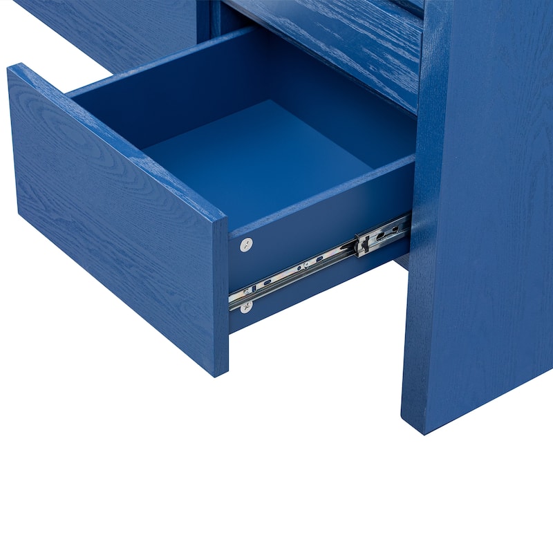 Modern 3-Door Sideboard with 3 Drawers & Semi-Open Shelf by Harper&Bright Designs