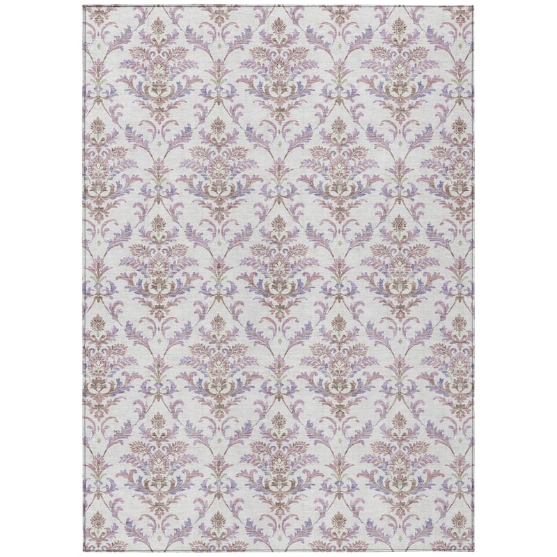 Machine Washable Indoor/ Outdoor Traditional Marrakesh Chantille Rug