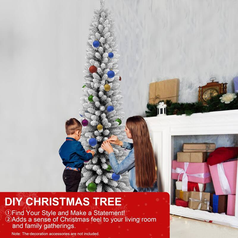 PVC Flocking Pencil Tree - N/A