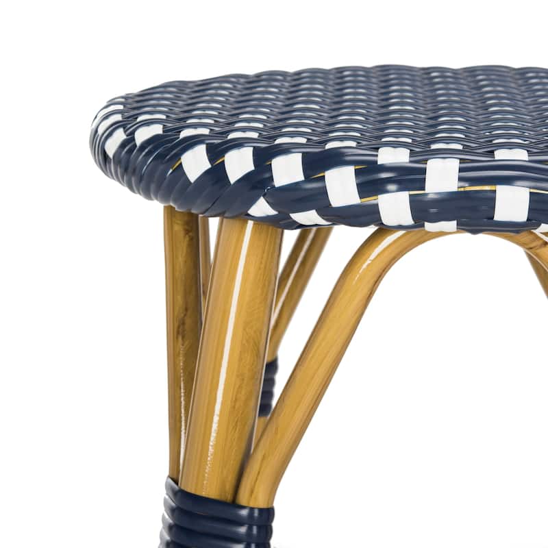 SAFAVIEH Outdoor Jaida 30-inch Bar Stool (Fully Assembled) - 15Wx15Dx30H