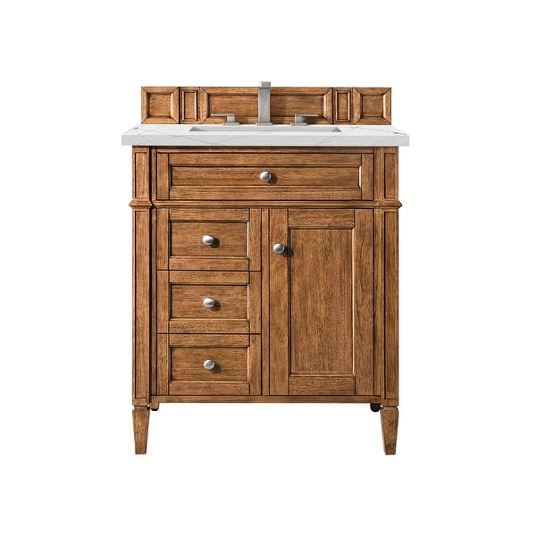 slide 2 of 26, James Martin Vanities Brittany 30" Single Vanity, Saddle Brown