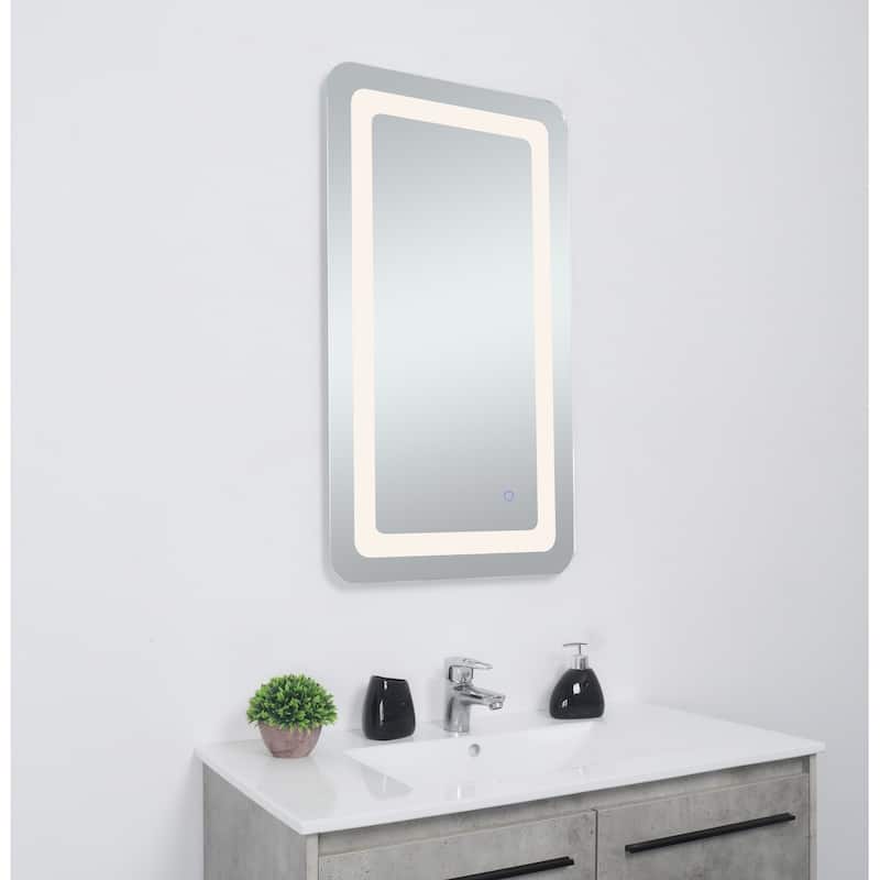 Indigo Home 20in x 36in soft edge LED mirror