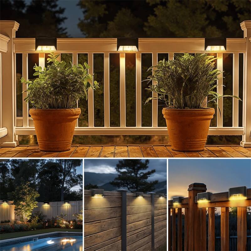 Warm light-32PCS Led Solar Deck Light