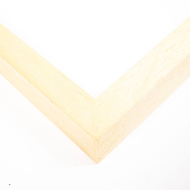 23x25 Frame Silver Solid Wood Picture Frame Width 2.5 Inches | Interior Frame Depth 0.5 Inches